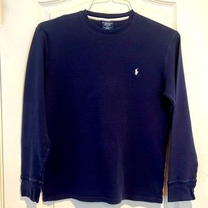 Polo Ralph Lauren Sleepwear Navy shirt Large long sleeve